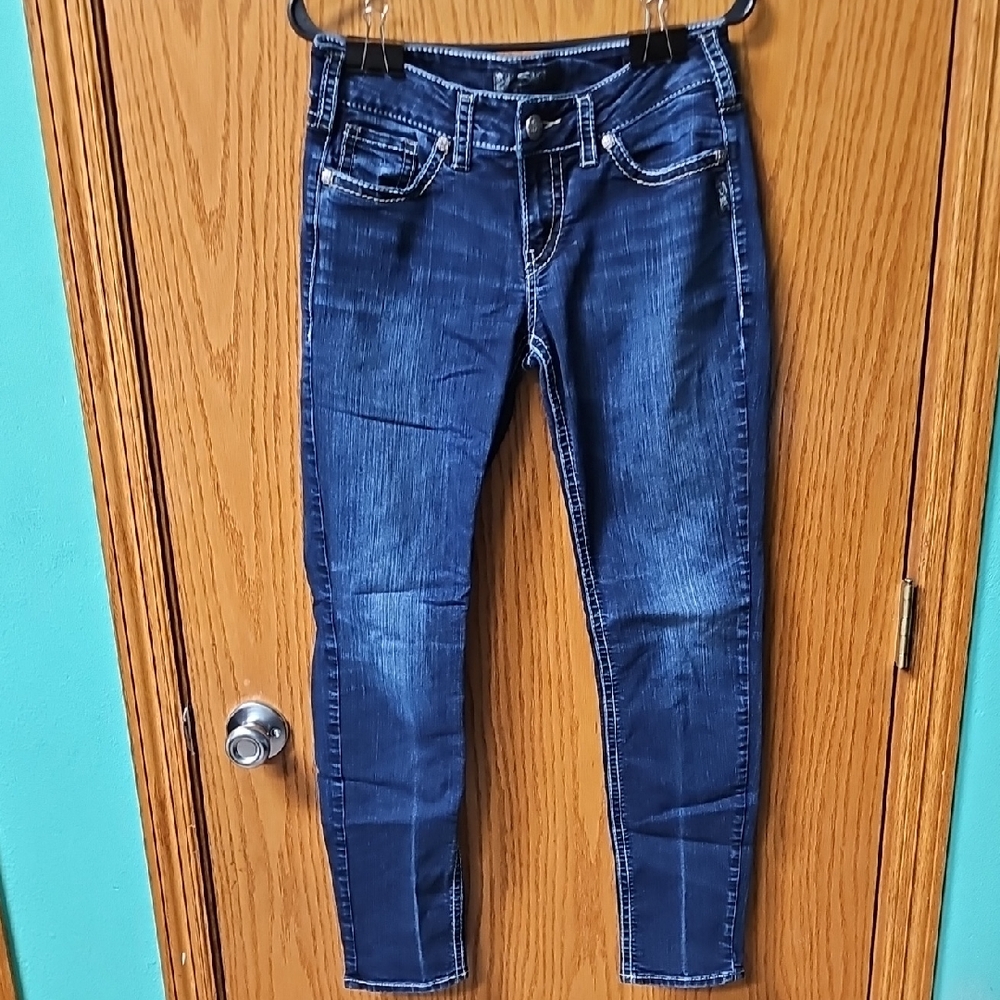 Silver Jeans Dark Skinny Jeans W29/L31